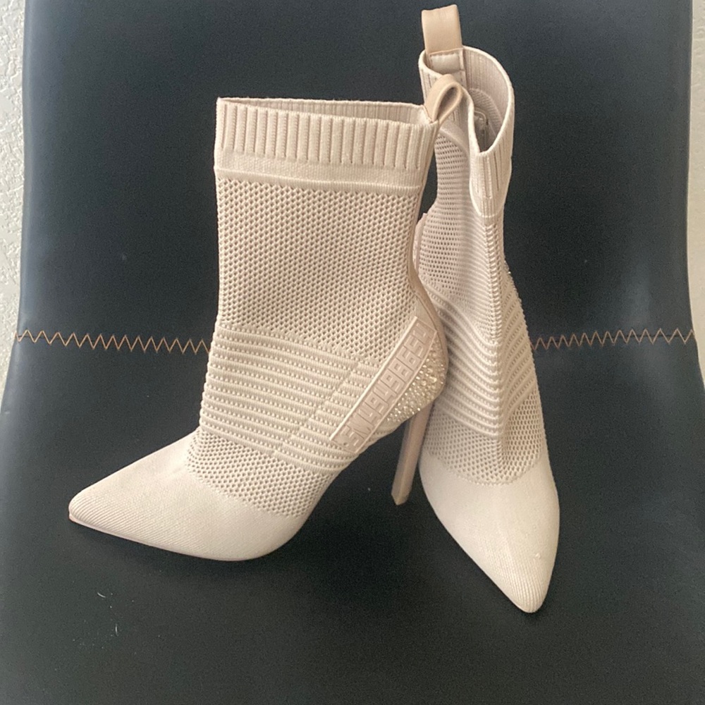 Brown ankle booties